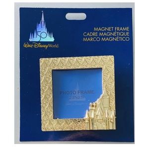 NEW Walt Disney World 50th Anniversary Castle Photo Magnet Frame